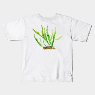 Aquarium Plants Series Java Fern Kids T-Shirt